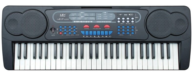 54 key great portable digital piano electronic keyboard with microphone accompaniment