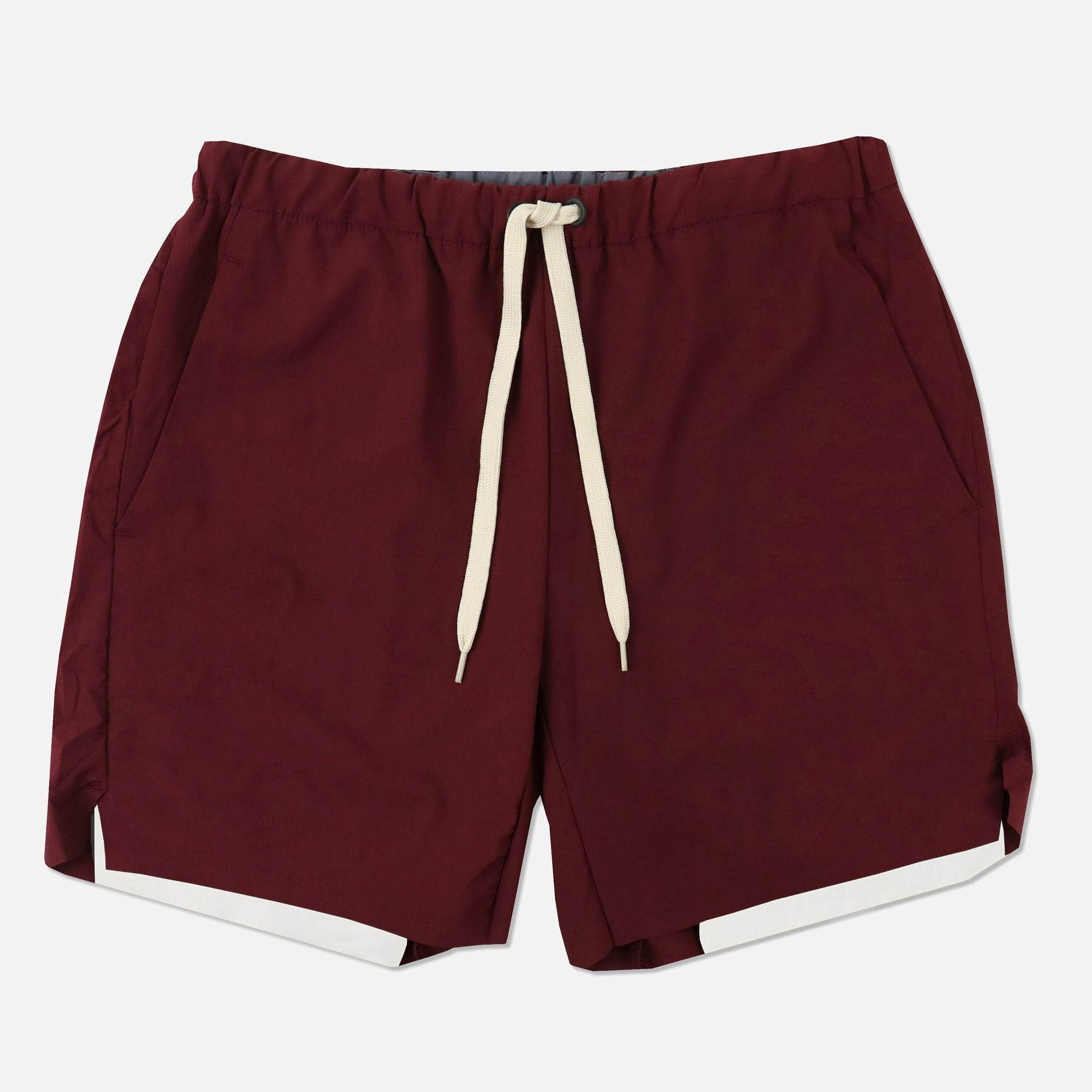 Men's Solid Color Quick-dry Double-layer Shorts
