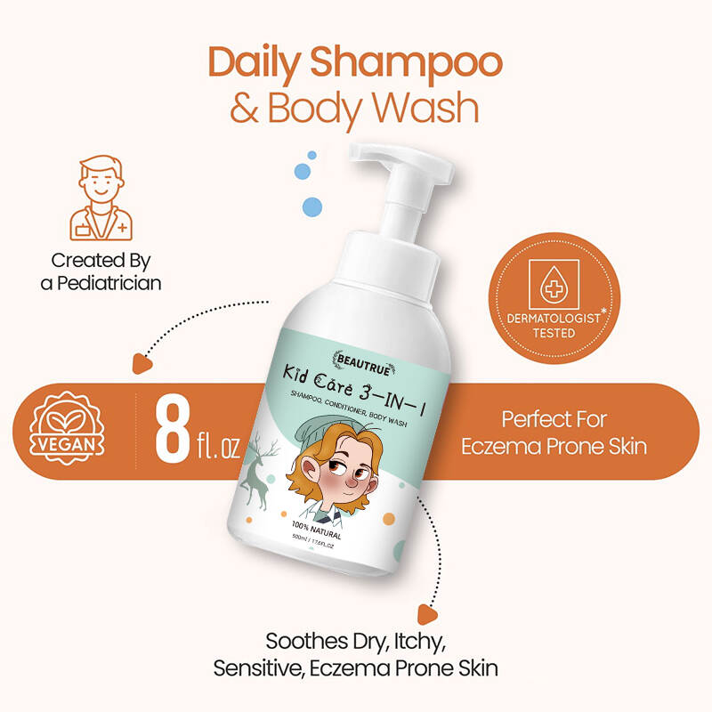 Kids 3-IN-1;kids body wash;kids hair care;kids wash