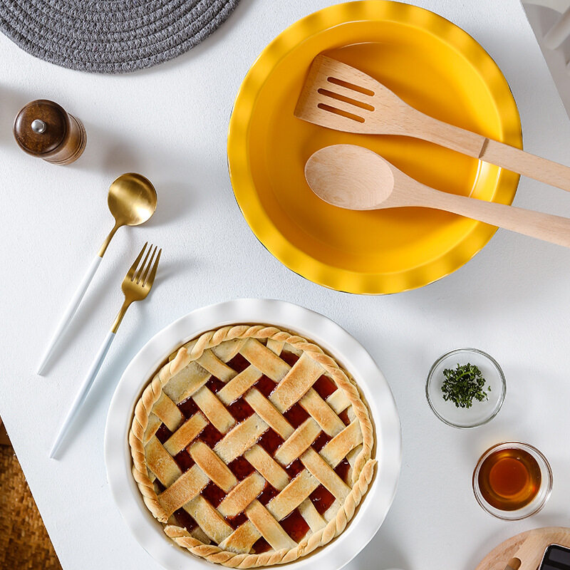 pie dish,ceramic pie dish,deep dish pie plate