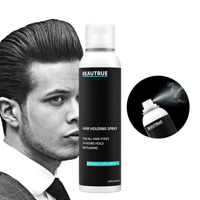 YOUR LOGO Hair Holding Spray For 24-Hour Frizz Control Extra Strong Hold Dryness Prevention