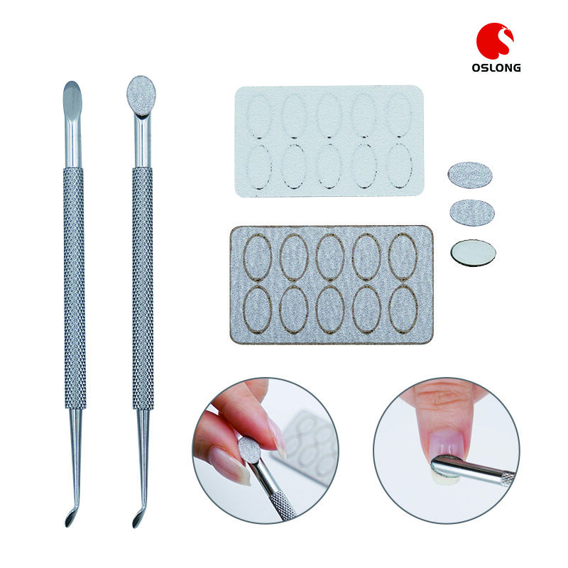 80 100 120 150 180 Tail Grits Cuticle Prep Tabs เครื่องมือเครื่องมือ