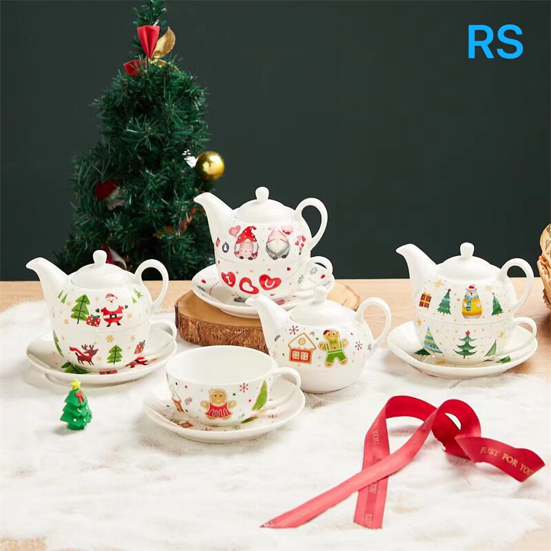 christmas tea set,christmas tea cups,tea set christmas gift