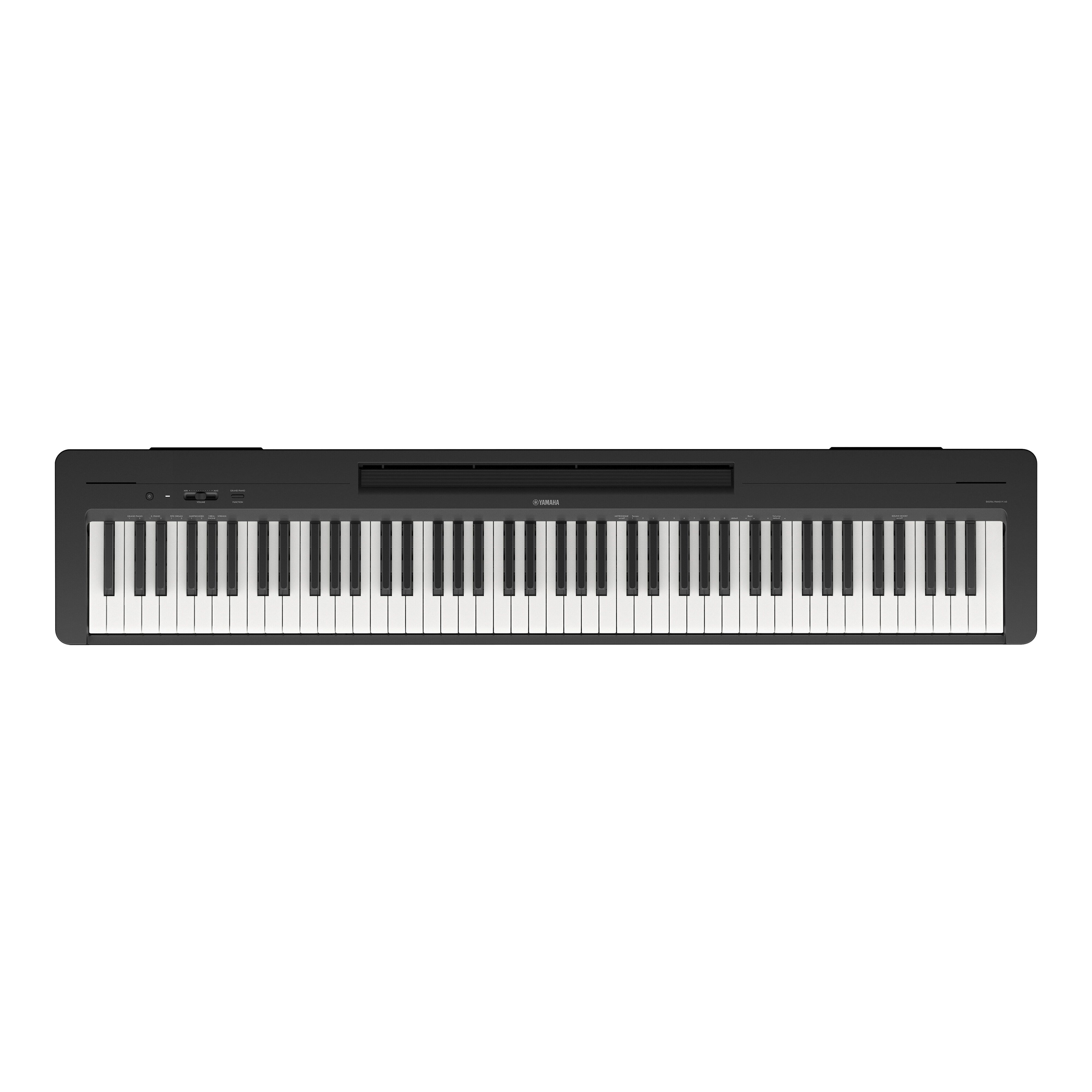 Clave 88 teclado GHC Portable Matte Black Key