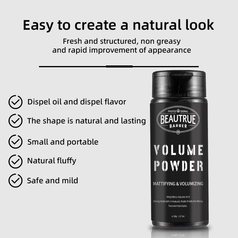 volume powder; hair styling powder; fluffy hair powder, fullness hair