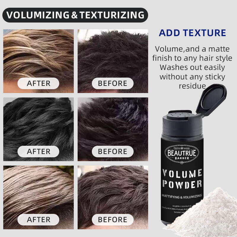 volume powder; hair styling powder; fluffy hair powder, fullness hair