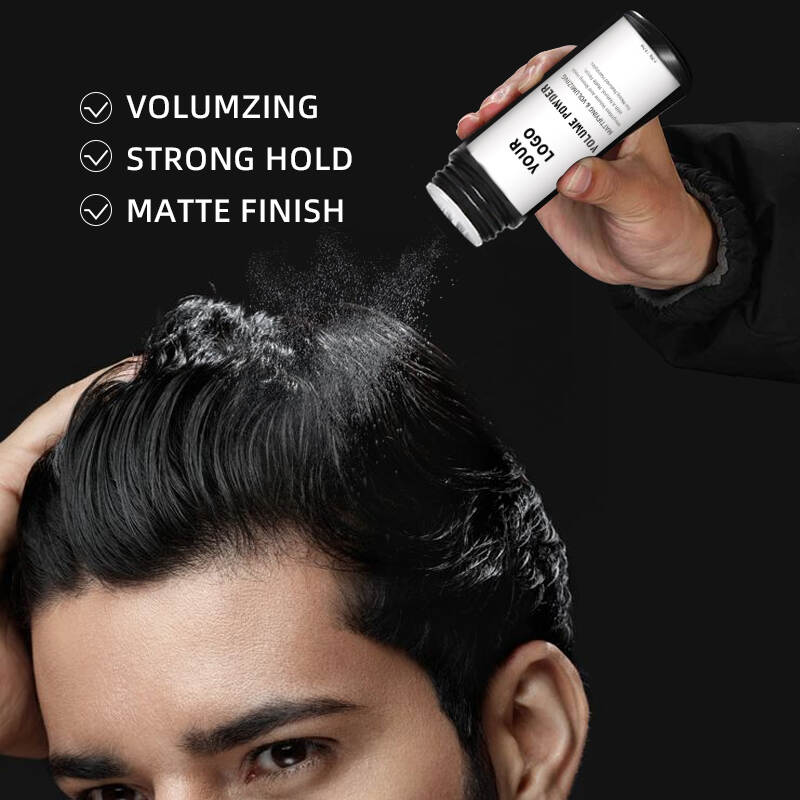 YOUR LOGO Texturizing and Volumizing Styling Powder For Men & Women Adds Mega Volume & Texture Matte Finish Root Lifting