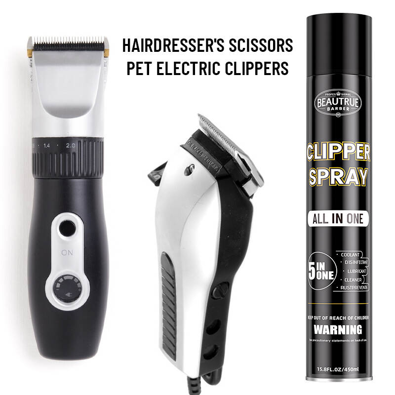 YOUR LOGO Clipper Spray Professional Grooming Tool with Easy Cleaning Cooling Disinfecting Lubricating Rust Prevention