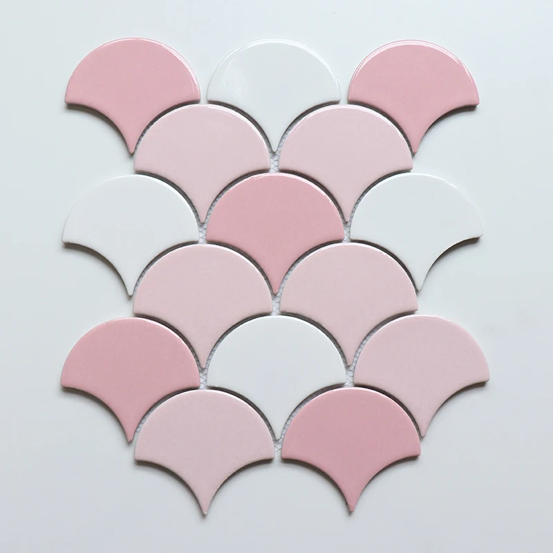 Enhance Your Space with Fan Shaped Mosaic Tiles