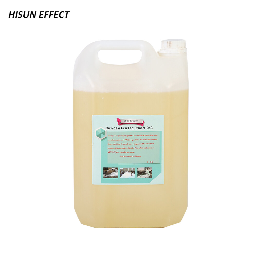 Concentrated foam oil