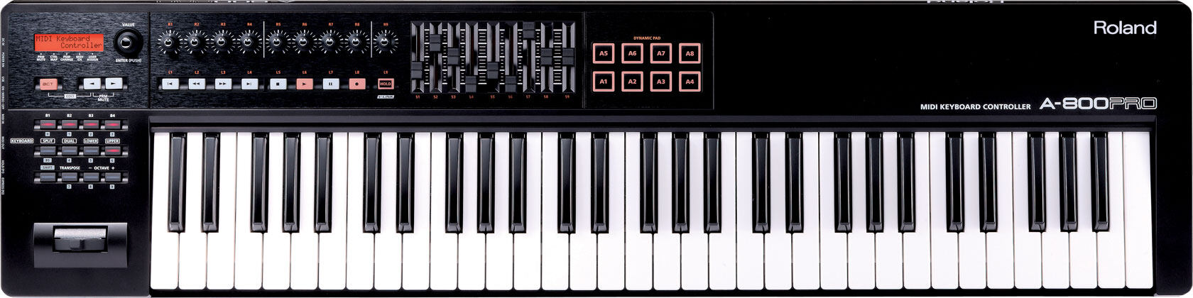 61 key multifunctional dynamic sound keyboard