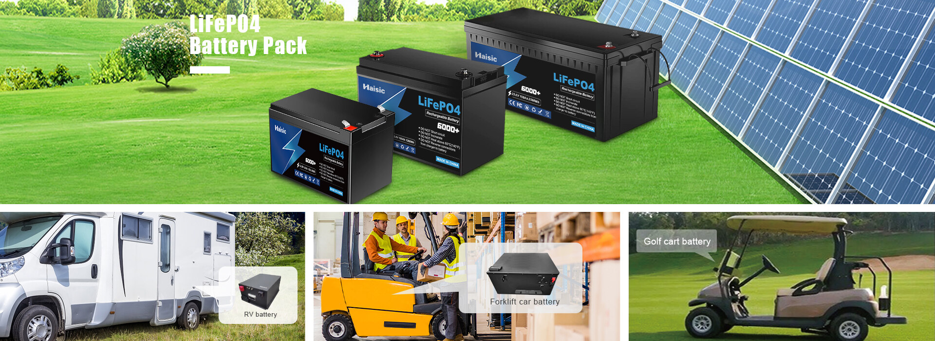 lifepo4 battery for RV