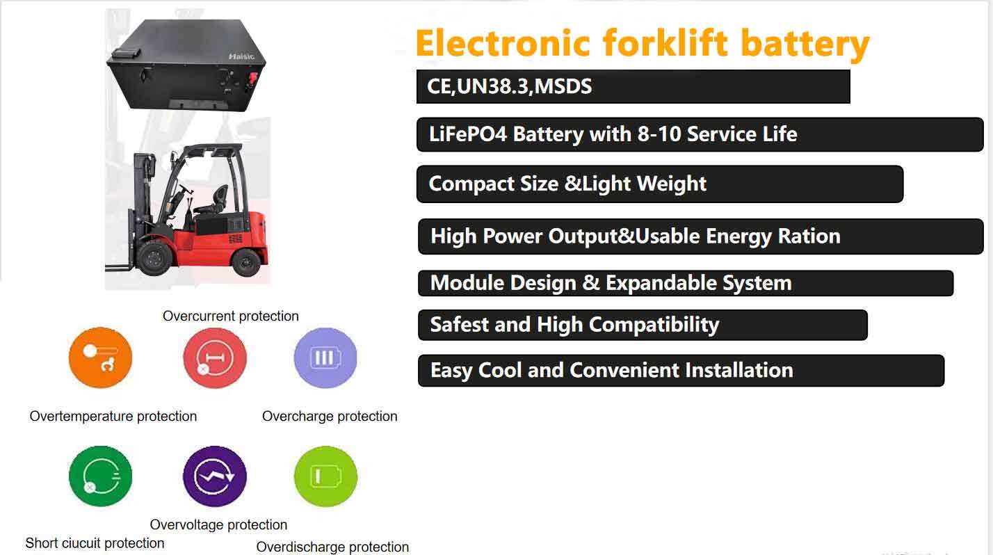 Forklift battery advantage