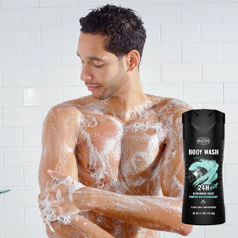 YOUR LOGO Men's Woody Scented Body Wash