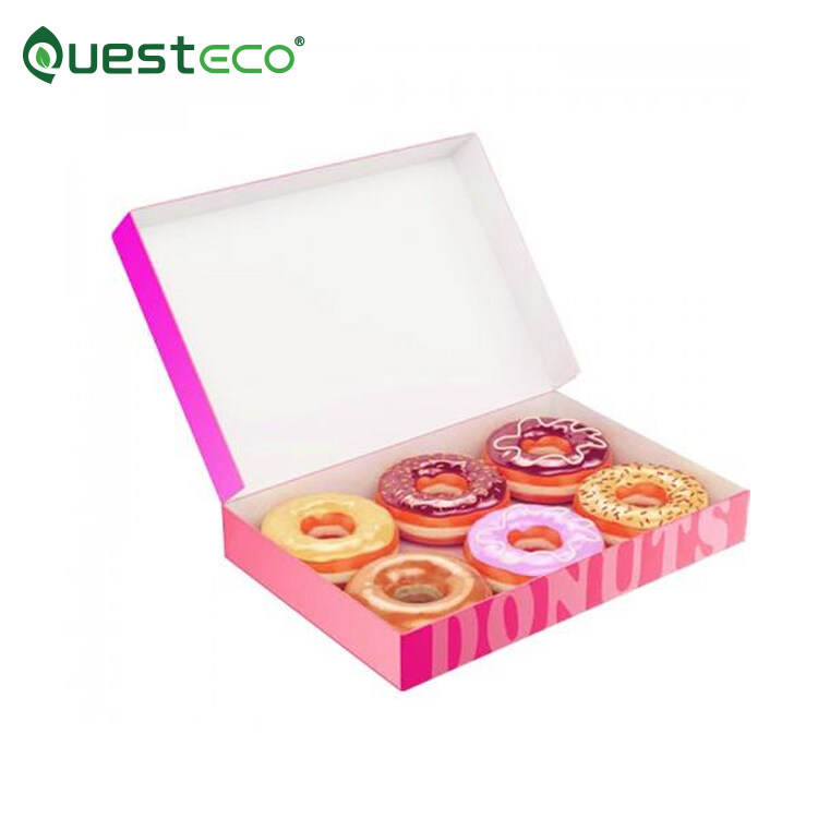 Custom Different Sizes Customizable Food Grade Paper Cute Korean Corn Dog And Mochi Donut Boxes