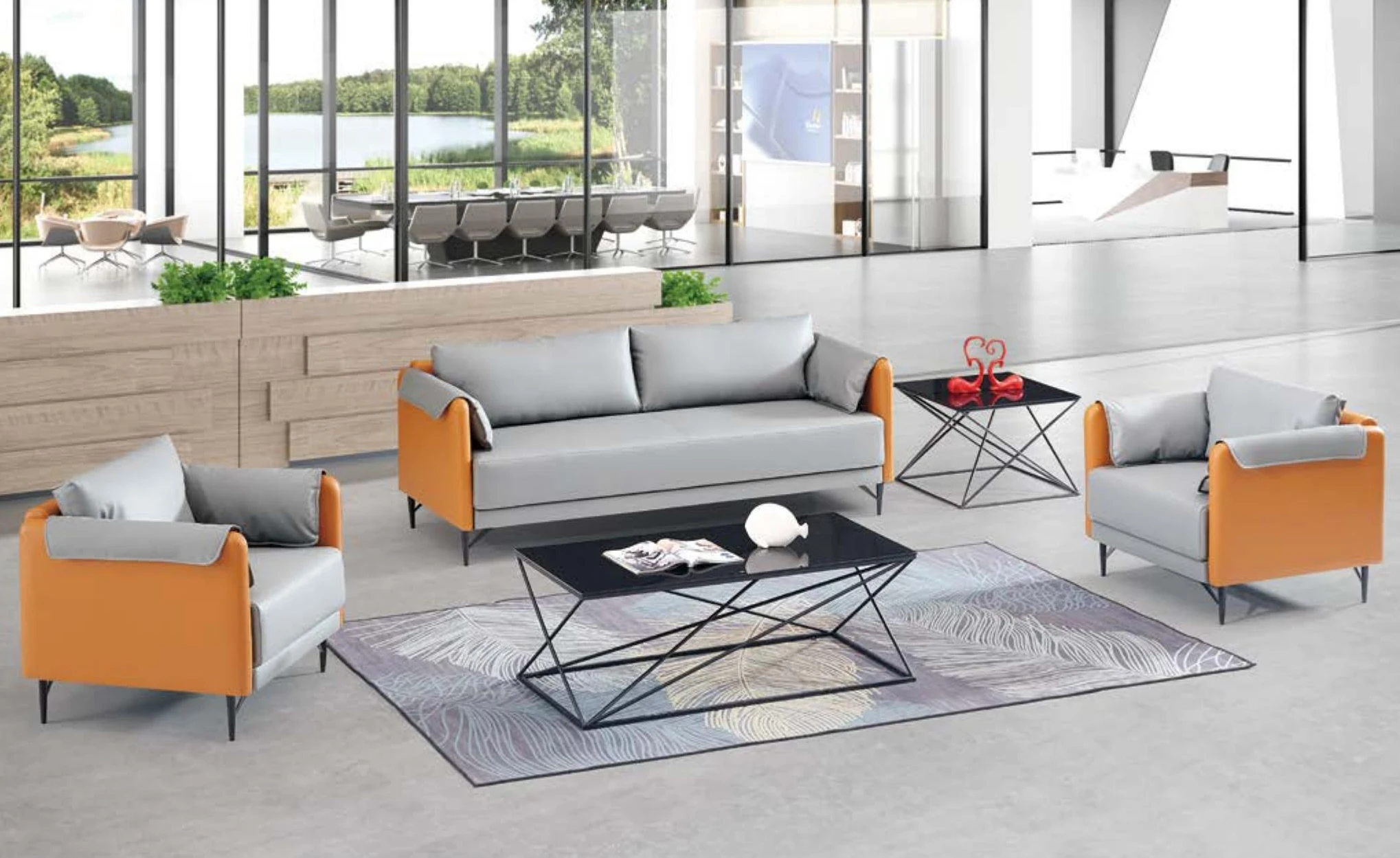 The Power of Color: Transforming Spaces with Modern Simple Design Leather Sofas