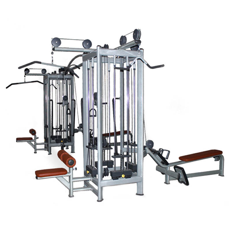 P816 Multi 9 Jungle Chest Press Leg Exercise Multi 9 Station Gym Equipment