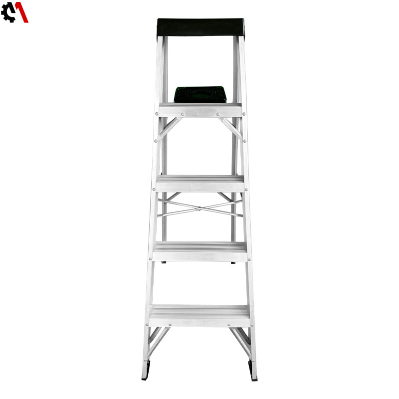 Aluminum Durable Light Weight Anti Slip Foldable Step Ladder