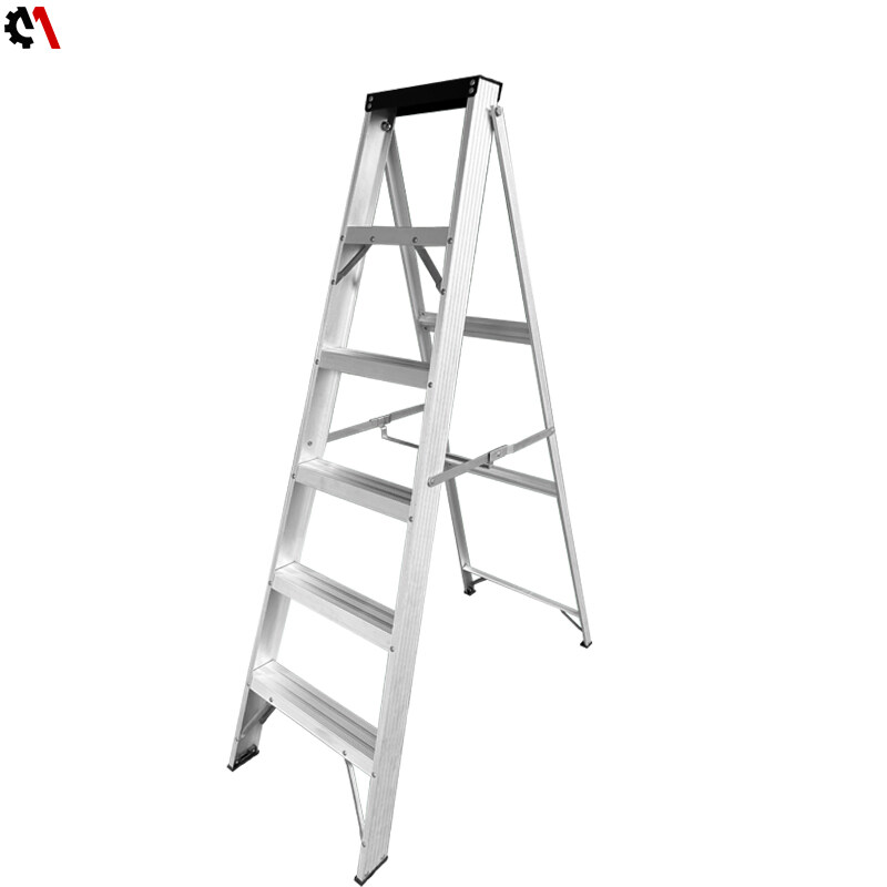 Aluminum Multifunctional Foldable Stepladder  Thickened Folding Telescopic Ladder