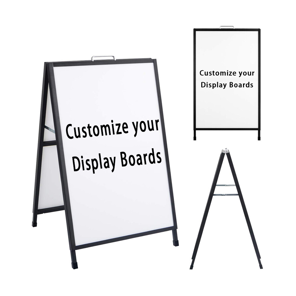 Portable customizable A-shaped advertising board stand independent poster display stand waterproof and durable