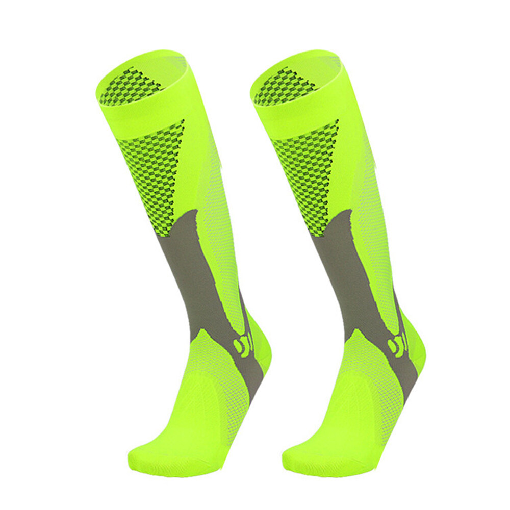 Men's Sports Compression Socks Fashion Design Basketball Socks Gray Unisex OEM Custom Logo White Black