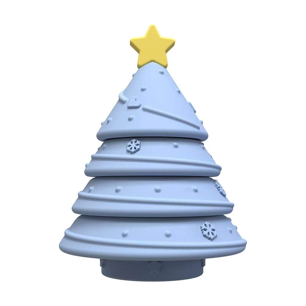 Hot Christmas Tree Stacking Silicone Children's Puzzle Block Toys Baby Early Learning Enlightenment Toys