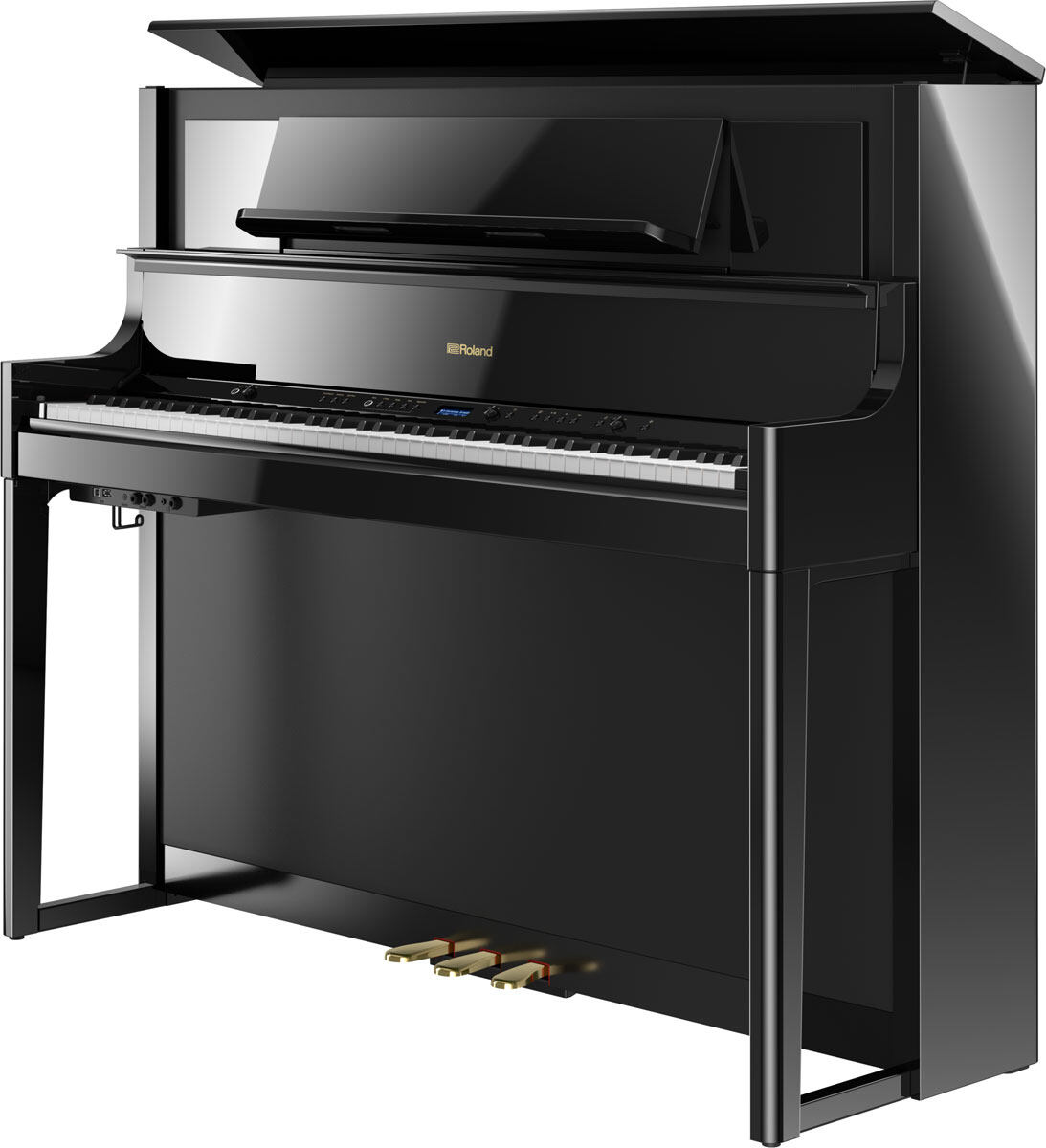 88 Key Vertical Electric Piano with Hybrid Grand Keyboard