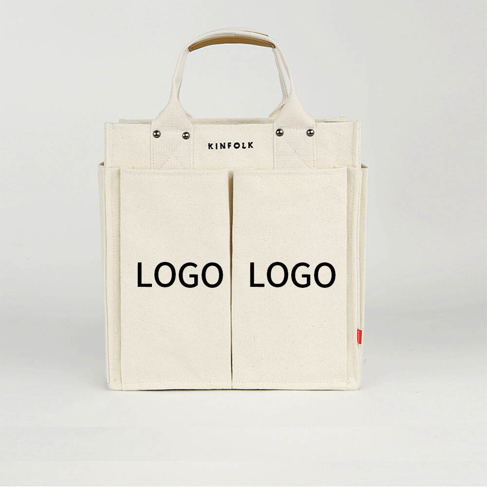 Extra large personalized boat cotton canvas grocery bag reusable personalized custom logo eco-friendly shopping bag