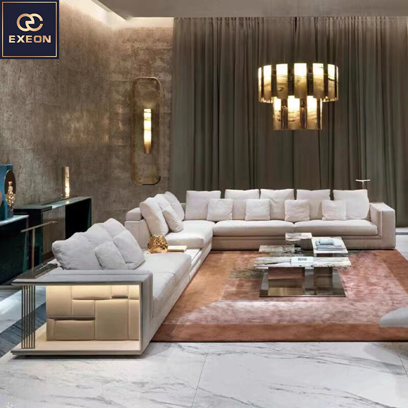 white leather sectional sofa with lights,leather sectional sofa with light wholesale,leather sectional sofa with light export,leather sectional sofa with light china,leather sectional sofa with light  bulk