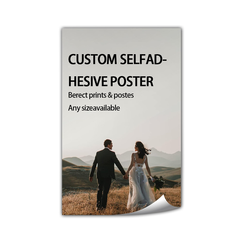 Customized logo canvas or paper art wall poster printing for photographers and artists