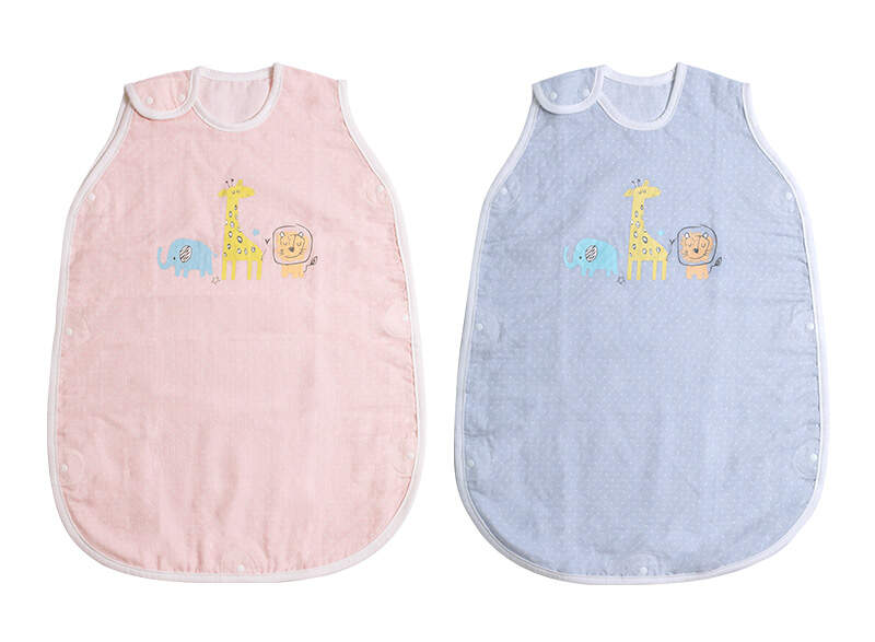 100%Cotton muslin summer sleeping bag