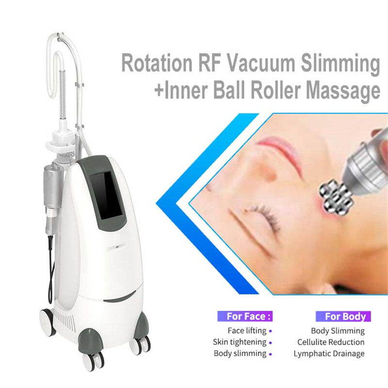 EndosBody 360° Rotation Vacuum Rf Lymphatic Drainage Massage Therapy Cellulite Reduction Inner Ball Roller Fat Removal Machine