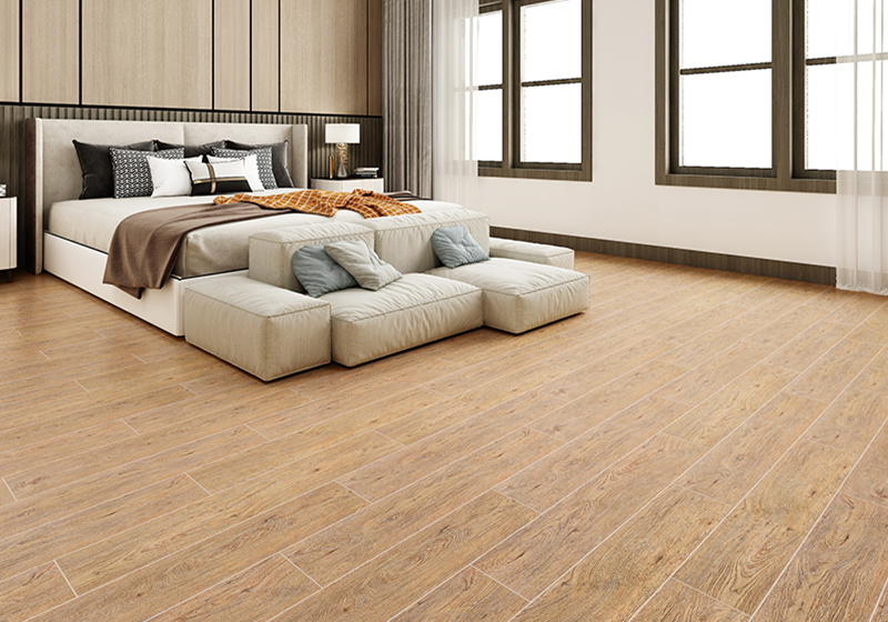 Transform Your Living Room with 6 x 36 Wood Look Porcelain Tile