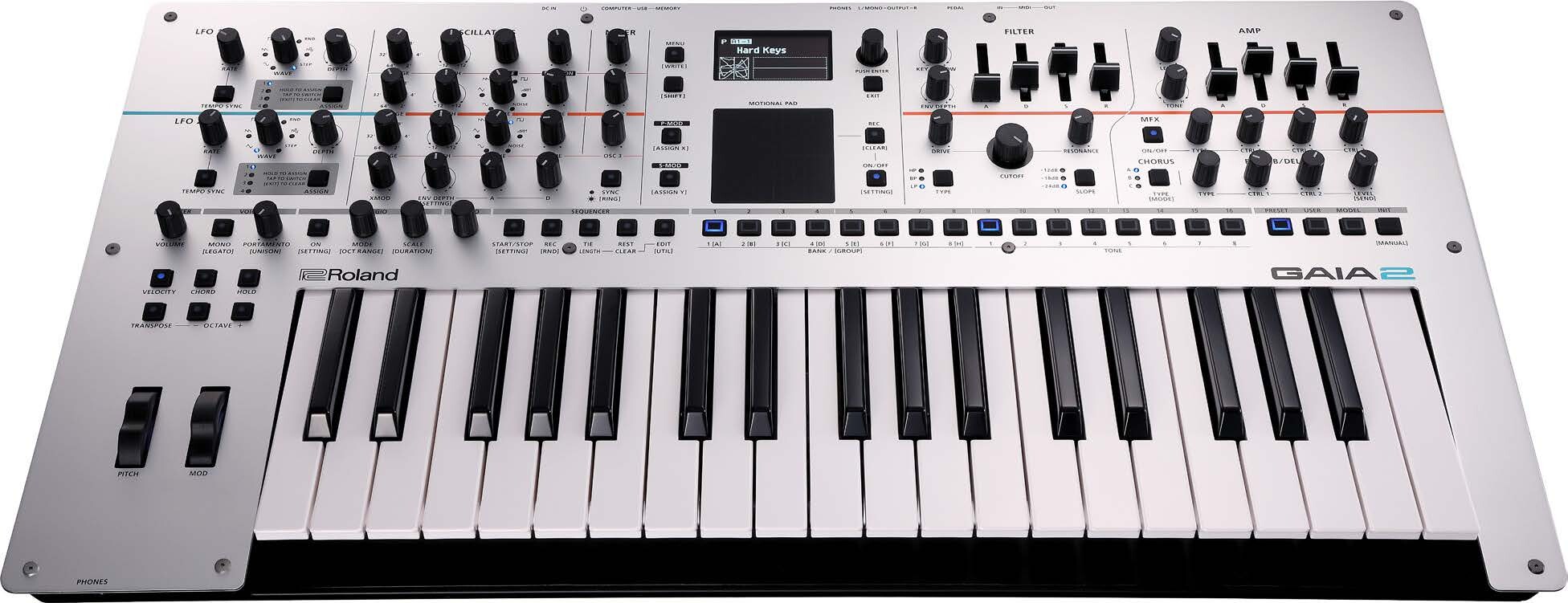 37 key music synthesizer keyboard