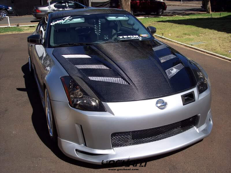 YC350Z072LCF 2002-2005 Nissan 350Z Z33 Amuse Style Hood Bonnet CF (100).jpg