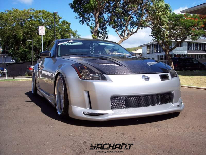 YC350Z072LCF 2002-2005 Nissan 350Z Z33 Amuse Style Hood Bonnet CF (101).jpg