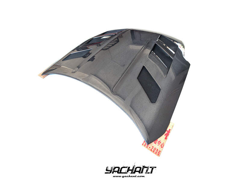 YC350Z073LCF 2006-2008 Nissan 350Z Z33 Amuse Style Hood Bonnet CF (11).jpg