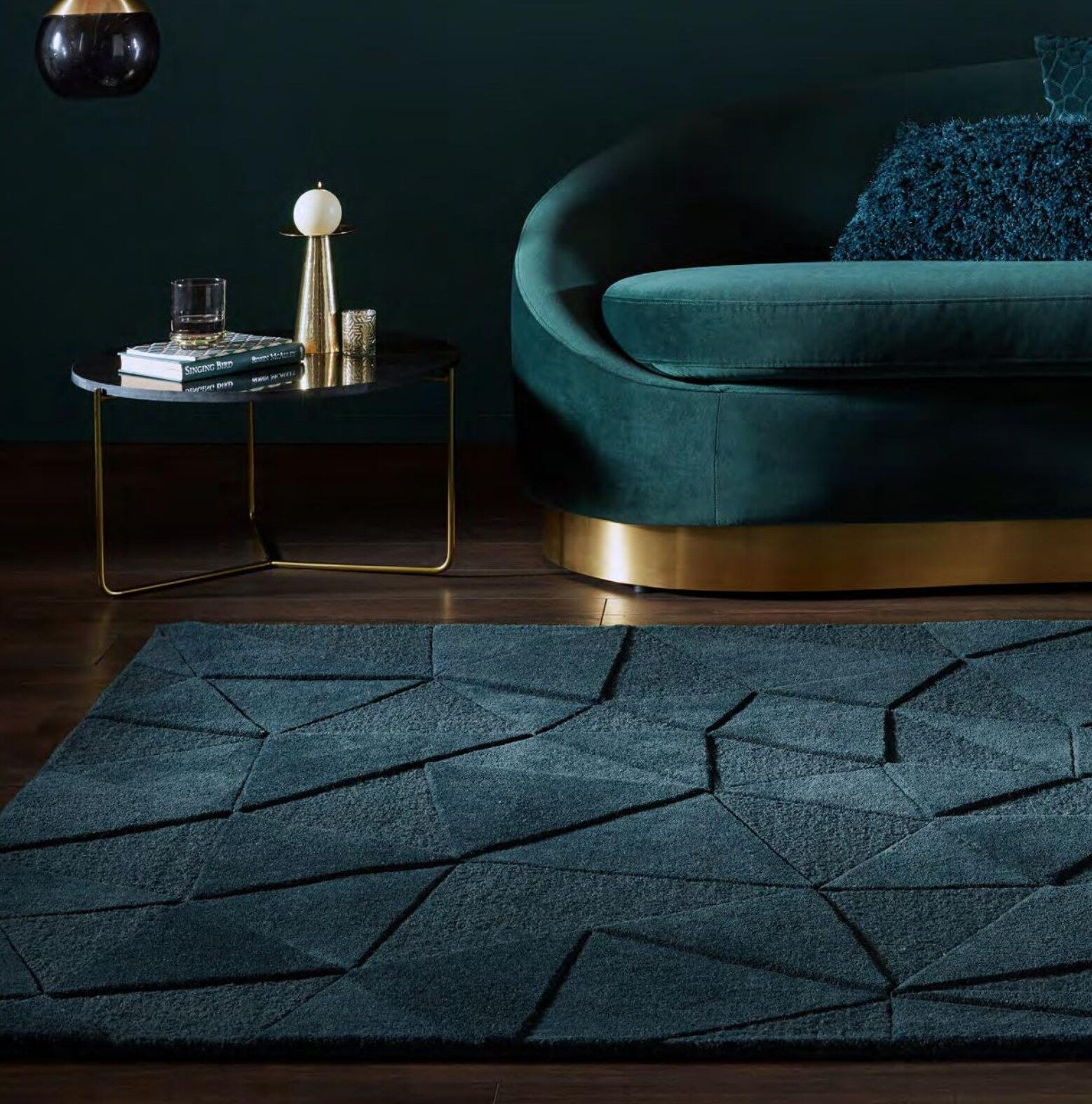 Modern Geometric Design Jacquard Textured living room Rug-copy