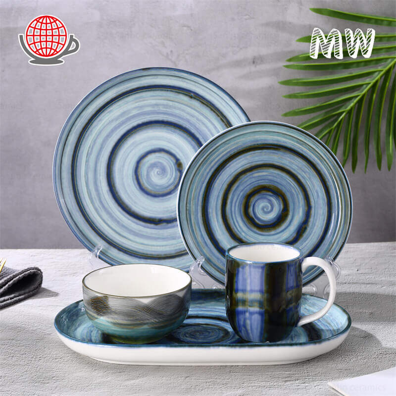 New Trand Home Dinner Set Blue Pattern Premiun Pottery