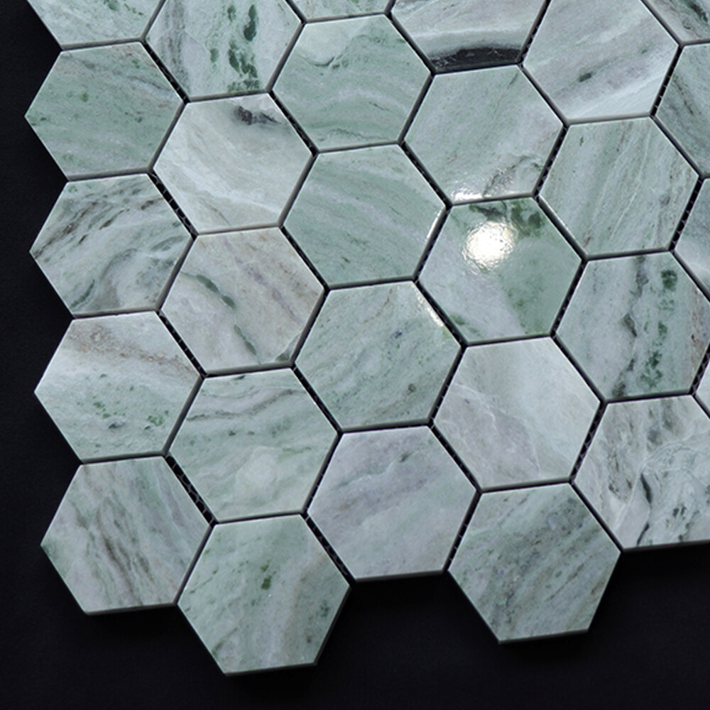 300x300 Glass Mosaic Marble Tile