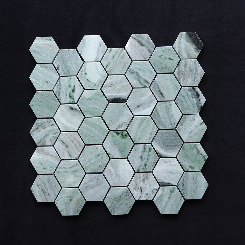 300x300 Glass Mosaic Marble Tile