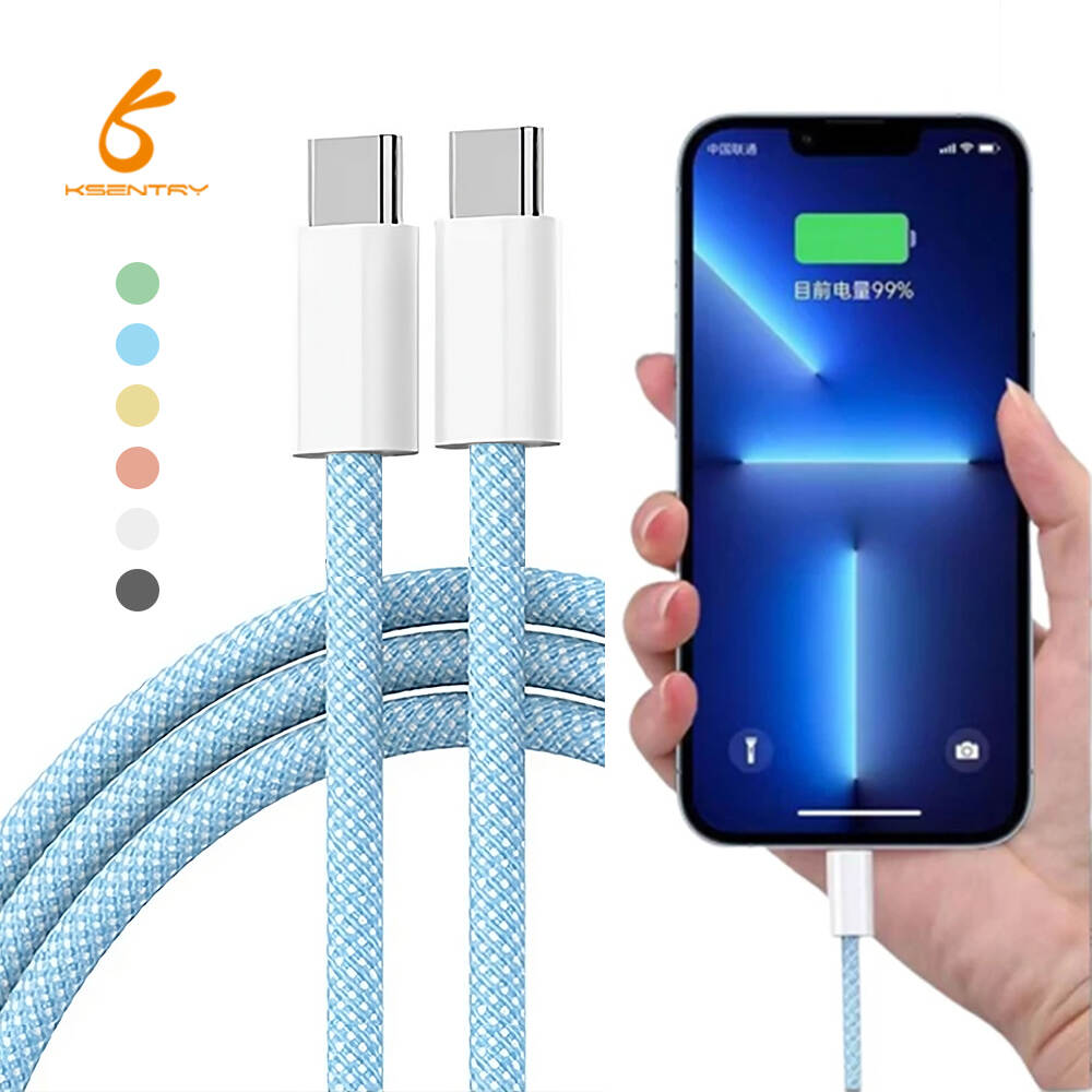 PD 60W Fast Charger Cable USB C To USB Type C Cable For Apple IPhone 15ProMax 15Pro 15Puls For IPhone15 Charging Data Line
