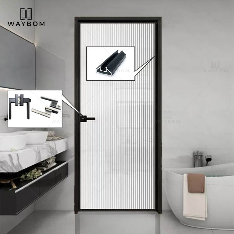 Minimalist Design Sliding Door House Patio Air Hinges Aluminum Door Sliding Glass Door