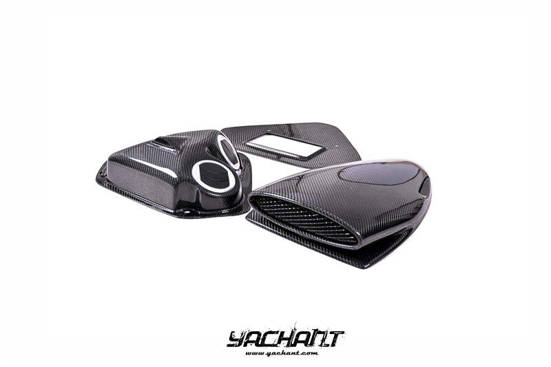 YCE79127LCF 2001-2007 Mitsubishi Lancer Evolution 7-9 WRC Roof Air Intake Scoop Duct Vent CF (12).jpg