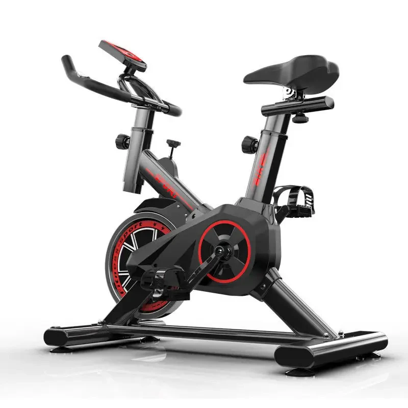 Revolutionize Your Fitness Routine with a Household Adjustable Indoor Exercise Cycling Bike Trainer with Electronic Meter