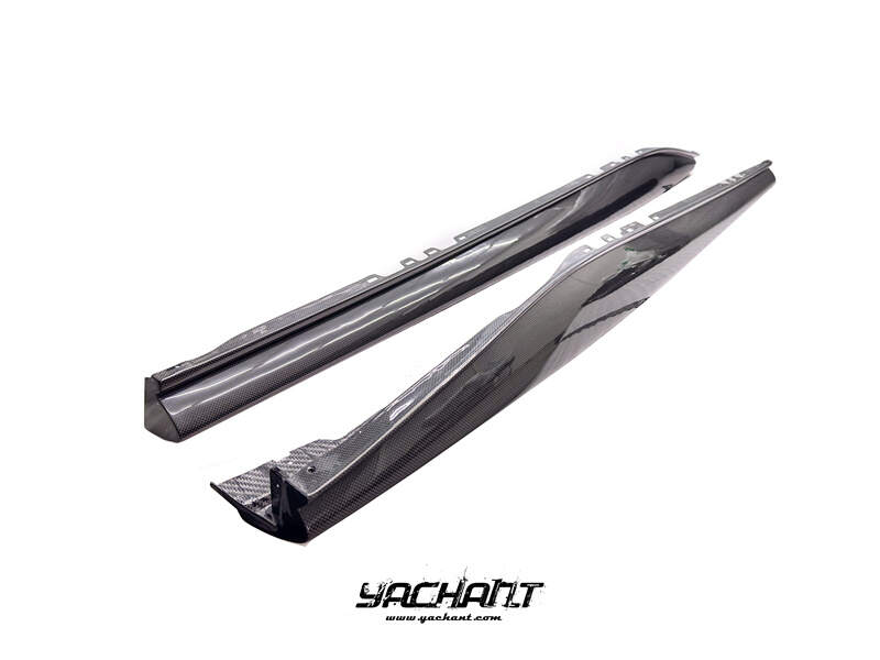 YCFR296008LDCF Ferrari 296 GTB (Type F171) OEM Style Side Skirts DCF Plain Carbon Weave (3).jpg