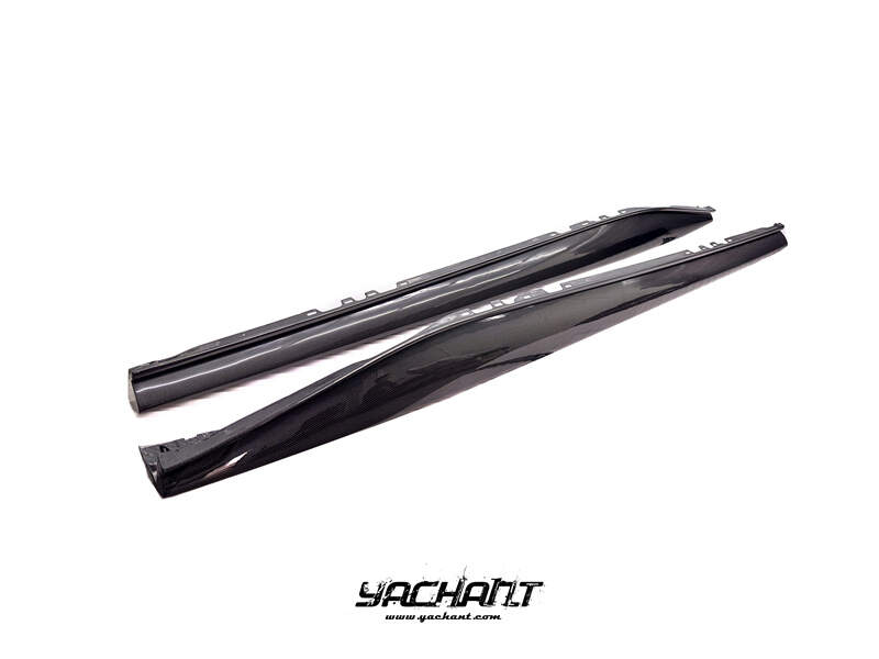 YCFR296008LDCF Ferrari 296 GTB (Type F171) OEM Style Side Skirts DCF Plain Carbon Weave (2).jpg