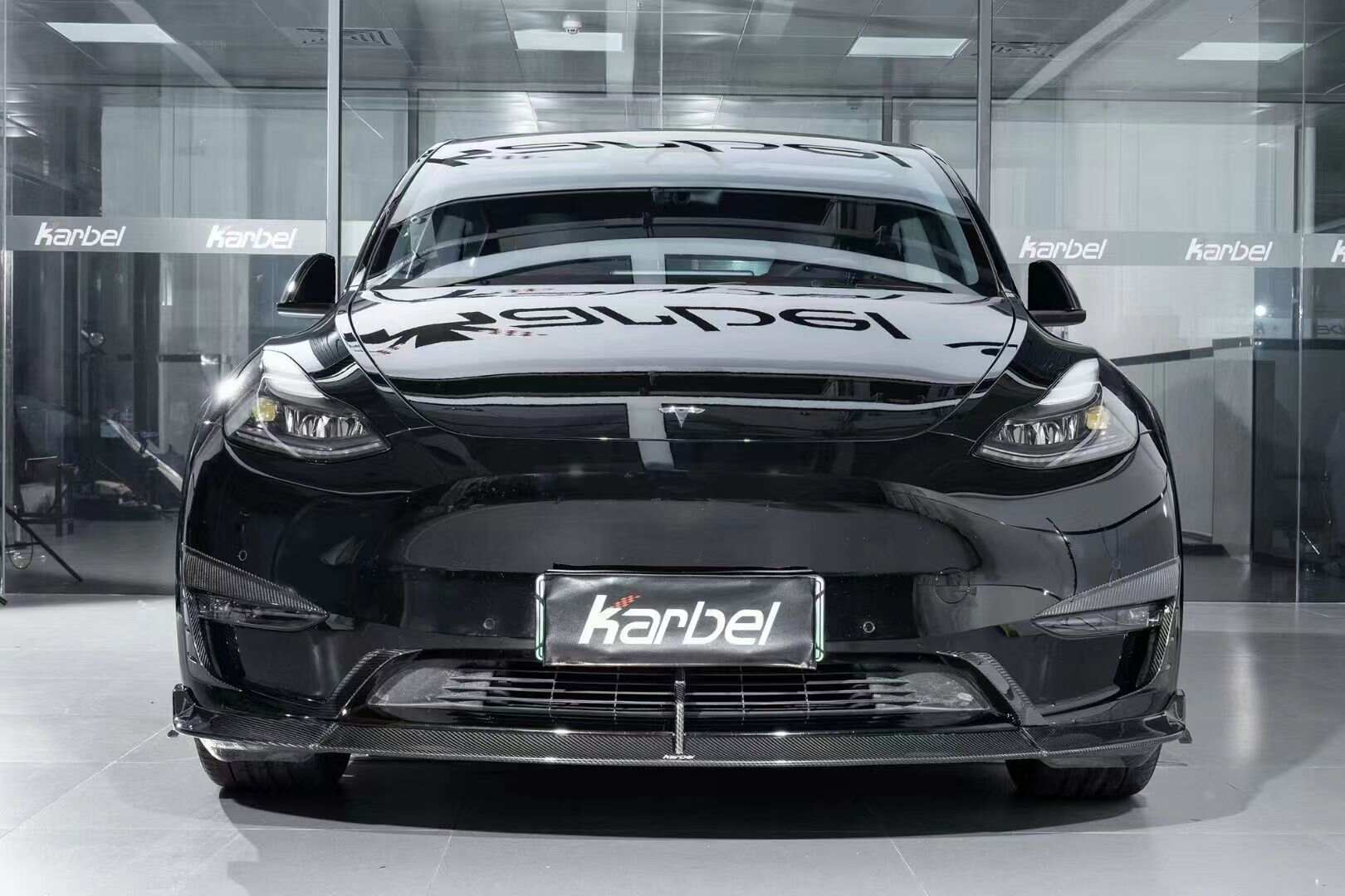 Tesla Model Y Aerodynamic Dry Carbon Fiber Body Kits
