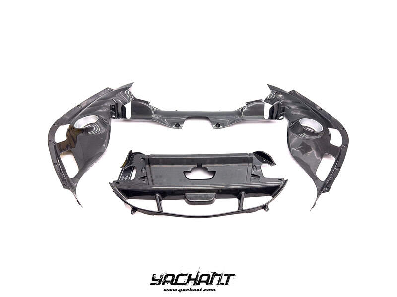 YCFR296013LDCF 2022-2023 Ferrari 296 GTB (Type F171) OEM Style Engine Bay Panel Kit DCF Plain Carbon Weave (1).jpg