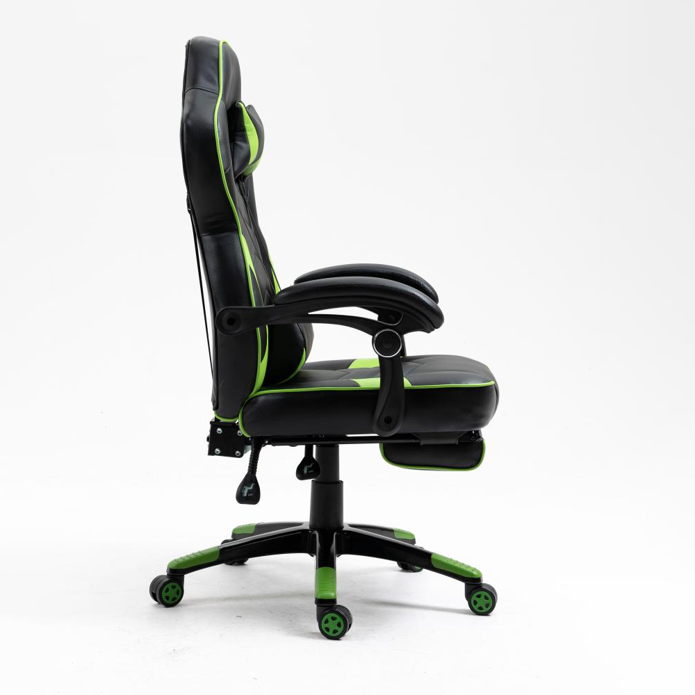 ergonomic gaming chair with footrest and massage gtracing, ergonomic gaming computer chair, ergonomic gaming desk chair, ergonomic gaming office chair, high back computer gaming chair